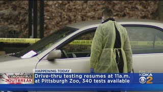 Drive-Through Testing Continues In Pittsburgh
