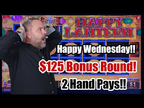 Lightning Link - Happy Lantern! $125 BONUS ROUND - 2 Hand Pays! Potawatomi Hotel & Casino