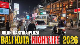Kuta Bali 4k Nightlife Street Walking Tour 2026