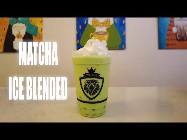 HỌC PHA CHẾ - BÀI 38 - MATCHA ĐÁ XAY | MATCHA ICE BLENDED class=