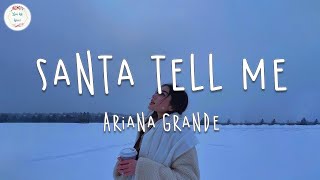 Vídeo con letra |  Ariana Grande – Santa Tell Me (Lyric Video)