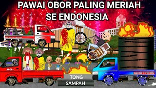 Story wa animasi takbiran | Pawai obor 1 muharram tahun baru islam | MERIAH GAES Upin Ipin dan ondel