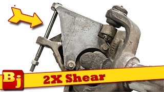 DIY High Steer Double Shear Brackets