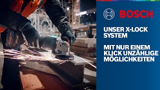 Bosch X-Lock-System Ein Winkelschleifer Viele Partnerzubehöre