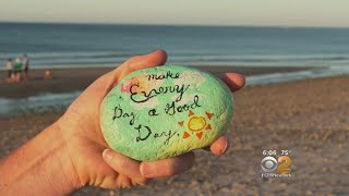 Rock Painting Spreads Positivity And Creativity