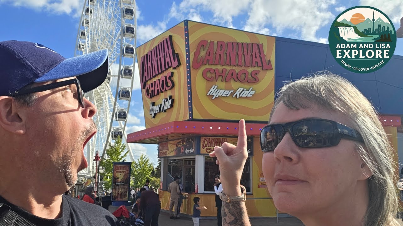 Exploring Carnival Chaos on Clifton Hill Niagara Falls | HyperRide Dark Ride Experience!