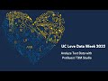 UC Love Data Week 2022 Analyze Text Data With ProQuest TDM Studio UC Love Data Week 2022 Analyze Text Data With ProQuest TDM Studio