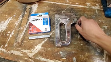 How to Load Arrow T50 Staple Gun
