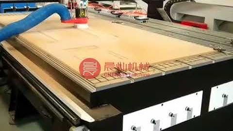 Wood door carving on MDF with ATC cnc router machine 2030