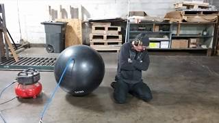 Exploding Balls, Well....Exercise Balls