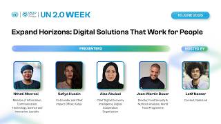 Expand Horizons: Digital Solutions That Work for People | UN 2.0 Week 2026