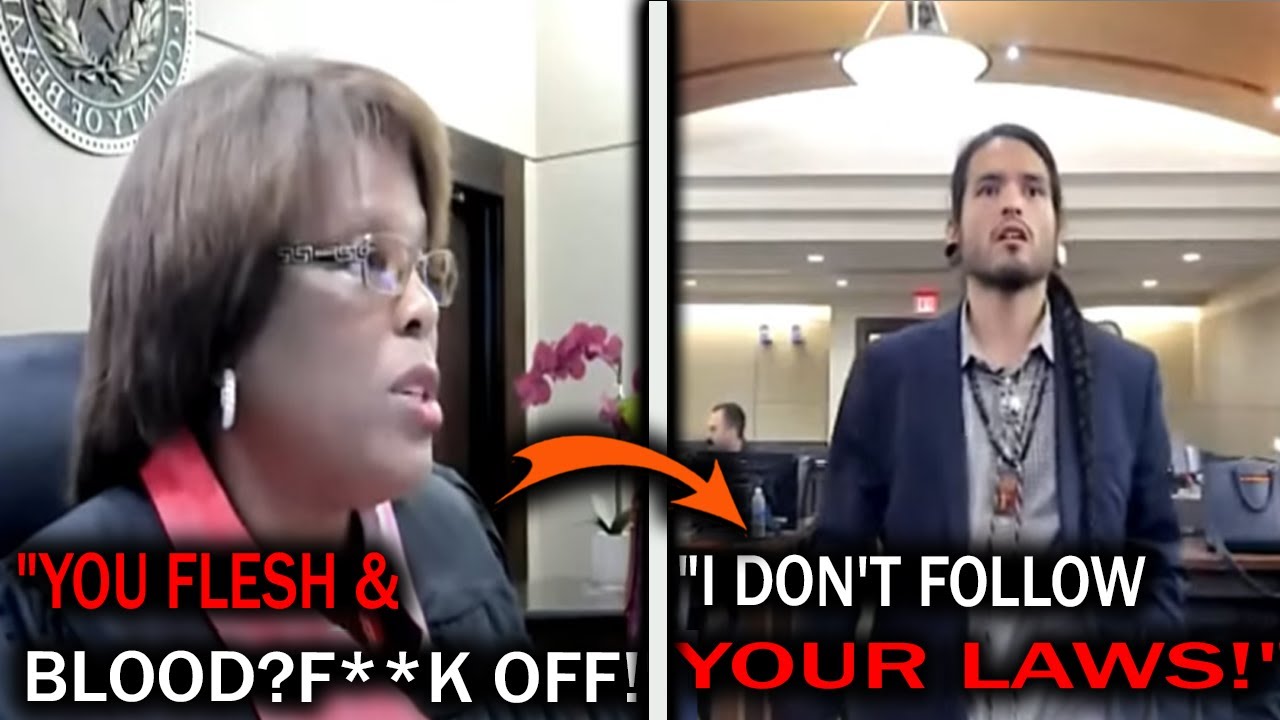 “Flesh and Blood Man” Confronts Court in Viral Showdown — Judge Handles Chaos Like a Pro!