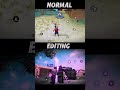 REAL VS EDIT