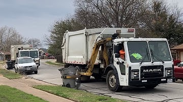 2 Mack LR Heil Python Garbage Trucks