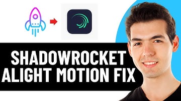 HOW TO FIX SHADOWROCKET ALIGHT MOTION 2025! (EASY FIX)