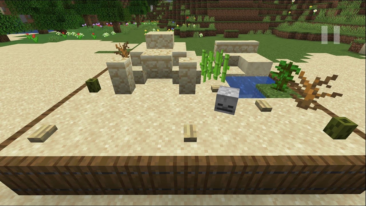 How to make desert mini biome in minecraft 1.19 YouTube