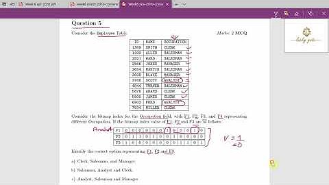19. NPTEL - DBMS - Week6 - Aug 2019 Assignment and it