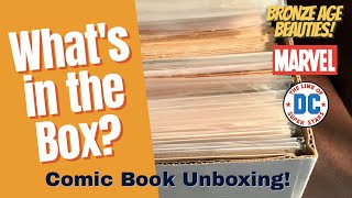 Unboxing Comics | A bountiful bonanza of Bronze Age beginners — so many #1 issues!!