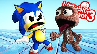 Sonic in the WEIRD & CREEPY side of LittleBigPlanet 3