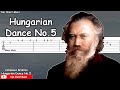 Brahms - Hungarian Dance No.5 Guitar Tutorial