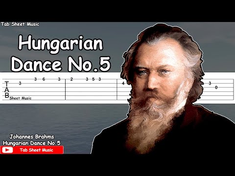 Brahms - Hungarian Dance No.5 Guitar Tutorial