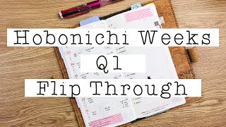 Hobonichi Weeks 2021 Q1 Flip Through