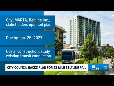 Light rail for Beltline endorsed by Atlanta City Council