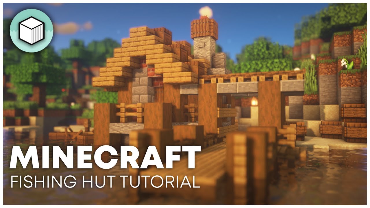 Minecraft How to Build a Simple Fishing Hut YouTube