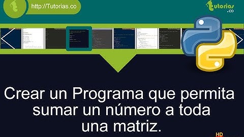 arrays – python (matriz mas numero)