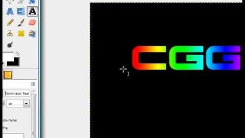 rainbow text effect tut