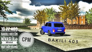 10 ZZ 403 BAKILI 403 Ün Nivası İlə İkiTəkər Mat Göy Rəng | Car Parking Multiplayer Resimi