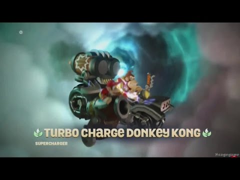 Donkey Kong & Bowser in Skylanders Superchargers  - E3 2015 Gameplay [ HD ]