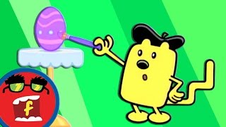 Coloring Eggs Fredbot Childrens Cartoon Wow Wow Wubbzy