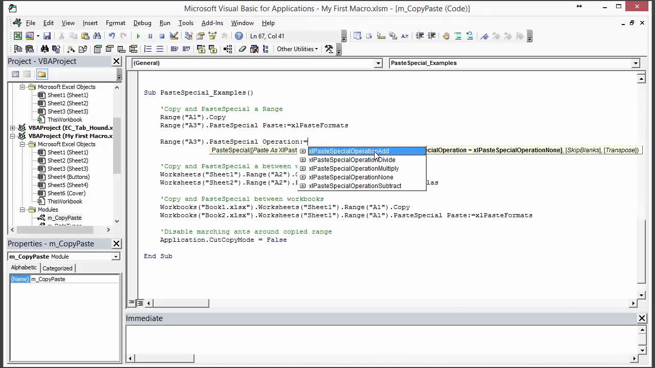 how-to-write-vba-macros-to-copy-and-paste-in-excel-part-3-of-3-youtube