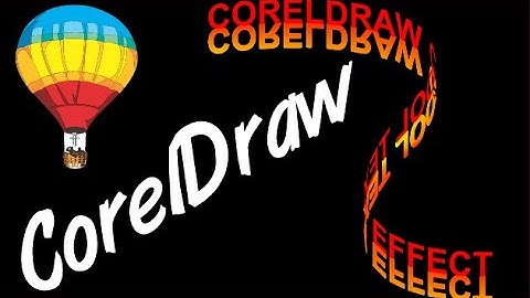 Corel Draw Tips & Tricks COOL Text EFFECT