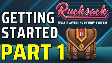 Getting Started with Rucksack - Inventory, Items and Editors - Multiplayer inventory system | Part 1
