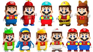 LEGO Super Mario 10(Ten) Power-ups VS Game Power-ups Comparison