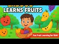 🥭 Laddoo Learns Fruits – Fun Garden Adventure for Kids 🍎🍌🍇