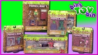 MINECRAFT Chest Creeper Steve Zombie Pigman Games  Custom Lego Mini Figure Toys