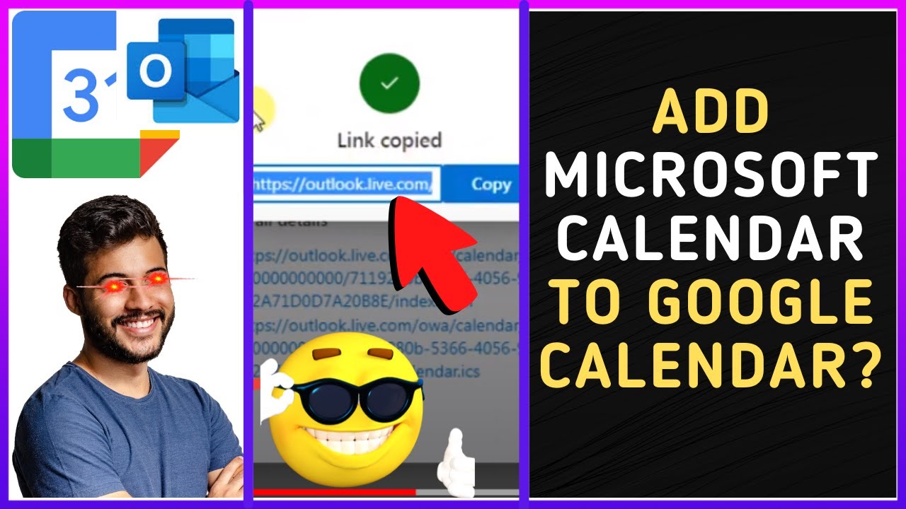 How to Add Microsoft Calendar to Google Calendar? YouTube