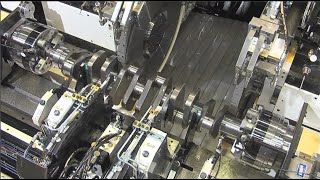 I've never seen this perfect Crankshaft grinding machine working process before. Excellent machines
