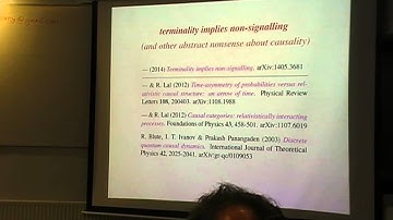 Bob Coecke, "Terminality implies non-signalling (and other abstract nonsense about causality)"