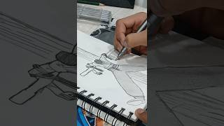 Drawing Zoro🙌on Day 3🔥#anime#quickdrawing#challange#coloredsketch