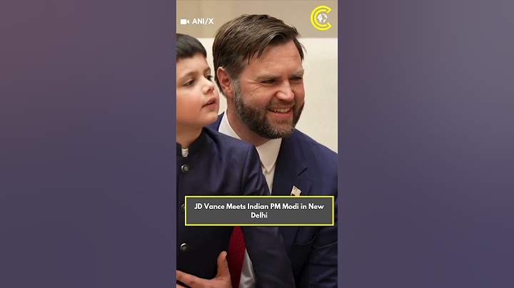 Shorts | JD Vance Meets Indian PM Modi in New Delhi | CLRCUT