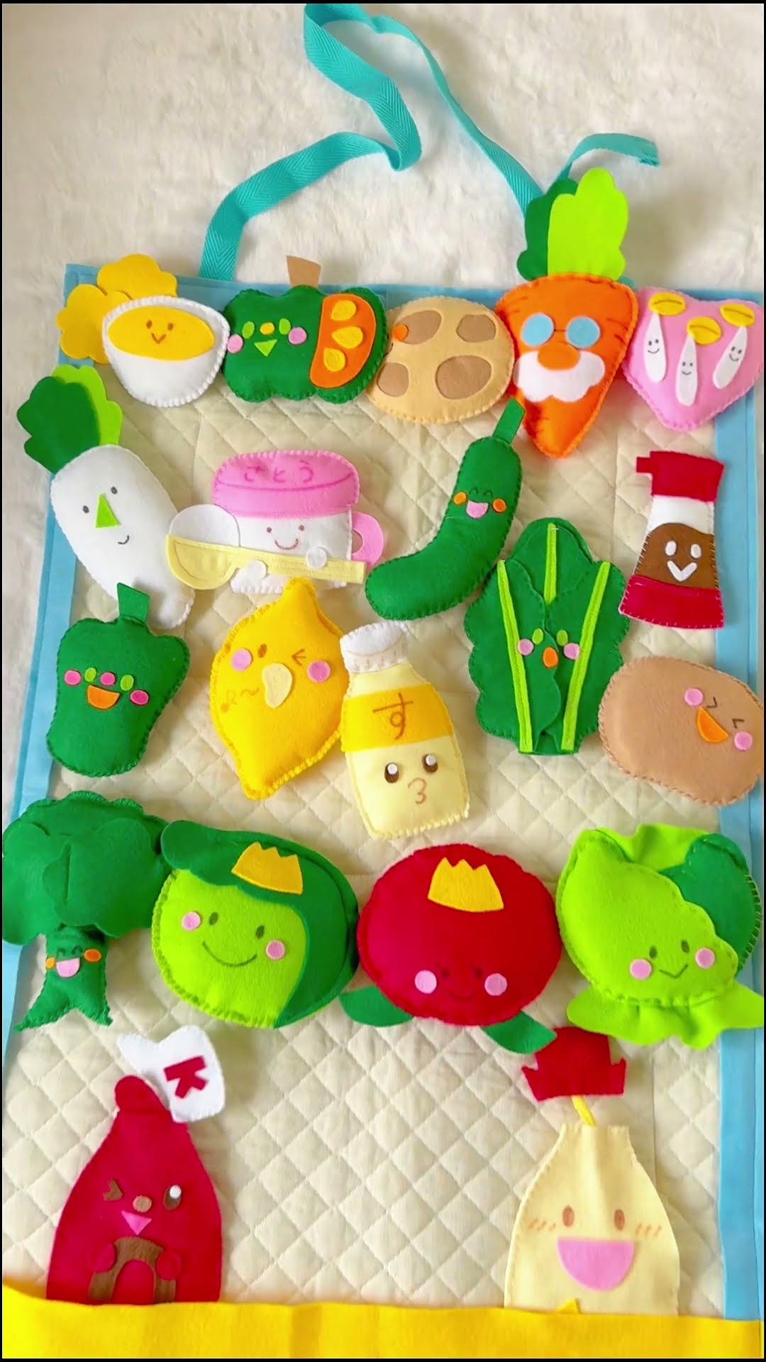 おべんとうバス＆やさいバス🍅🥦🍋 #エプロンシアター #ハンドメイド