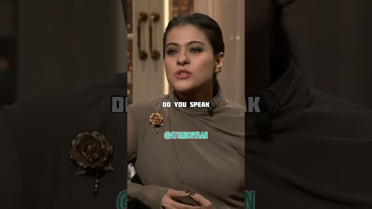 Kajol Devgan rapid fire 🔥 