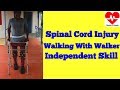 spinal cord injury T12 paraplegia walking without support