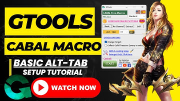 💯 October 2025 | BASIC MACRO | GTools FREE CABAL MACRO ALT-TAB