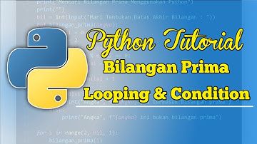 Menentukan Program Bilangan Prima Pada Python || Looping & Condition