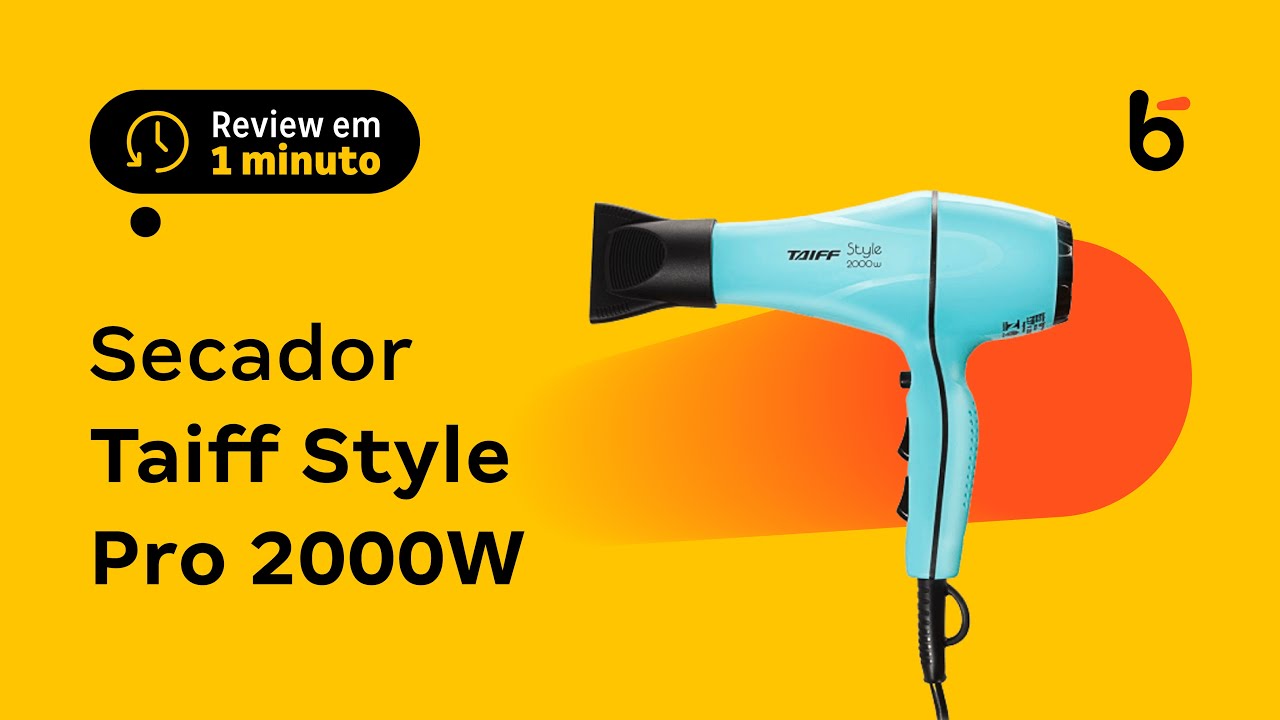 Secador Profissional para Cabeleireiro Fox 2000w - 127v Taiff